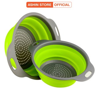 Rổ Silicone Gấp Gọn Thông Minh Dùng Cho Nhà Bếp Tiêu chuẩn FDA An Toàn