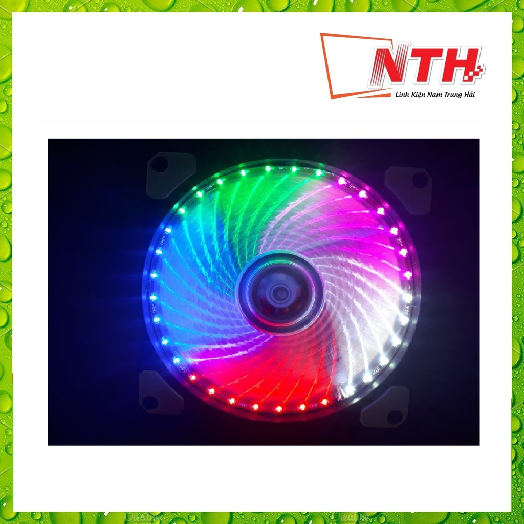 Fan Case 12cm-33 Bóng -LED 5 MÀU