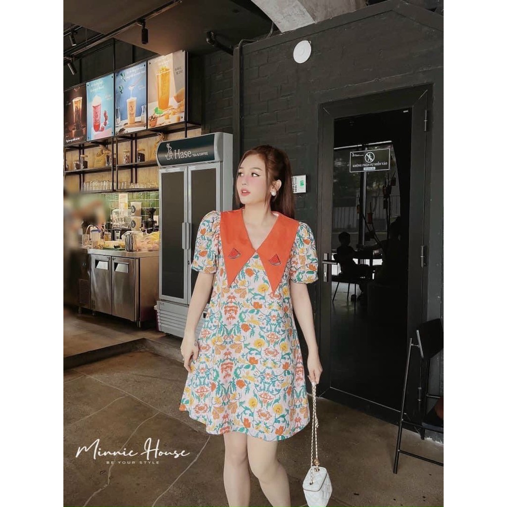 Đầm Hoa Nhí Phối Cổ Thêu Cực Hot | BigBuy360 - bigbuy360.vn