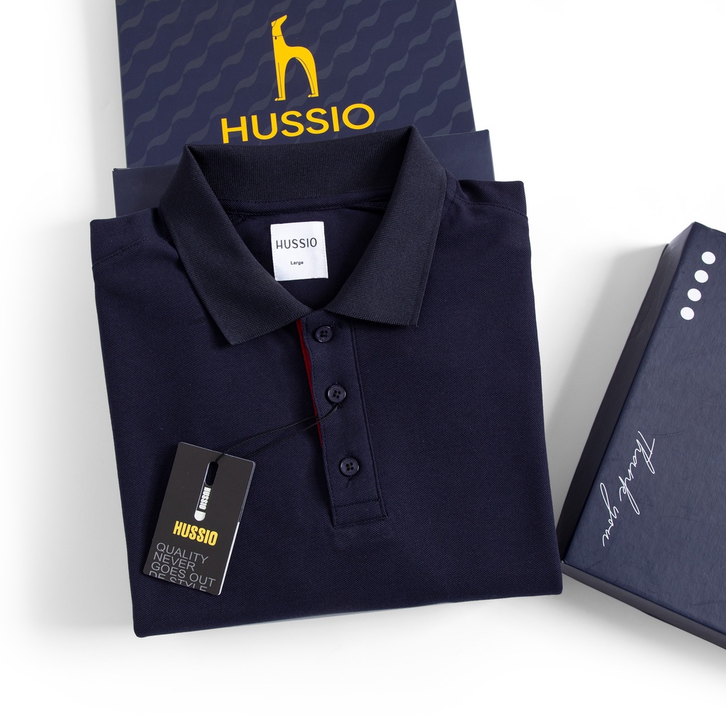 Áo polo nam ZIO vải Cotton Pique cao cấp, năng động, chuẩn form - HUSSIO