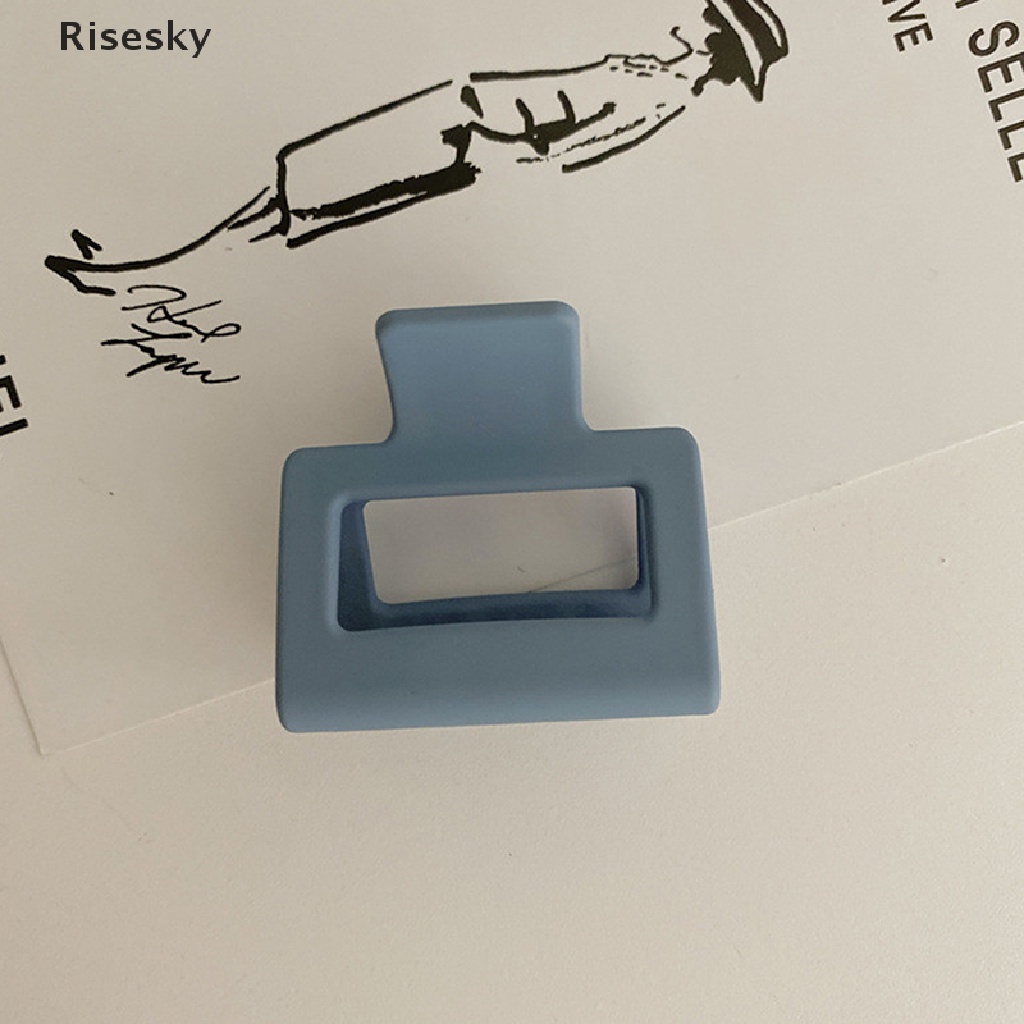 Kẹp Tóc Hình Con Cua Màu Trơn Phong Cách Hàn Quốc