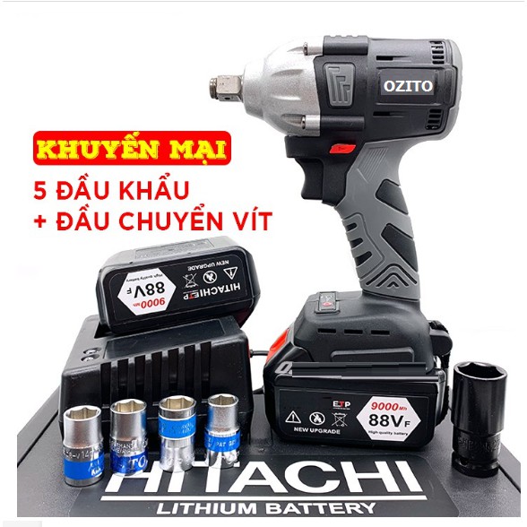 Máy khoan và siết Bulong dùng pin 72V OZITO Made in JAPAN