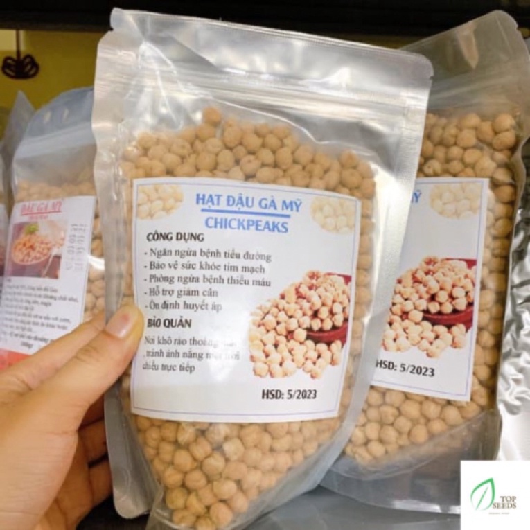 500g Đậu Gà Hữu Cơ Mỹ Không Biến Đổi Gen Hàng Nhập Khẩu