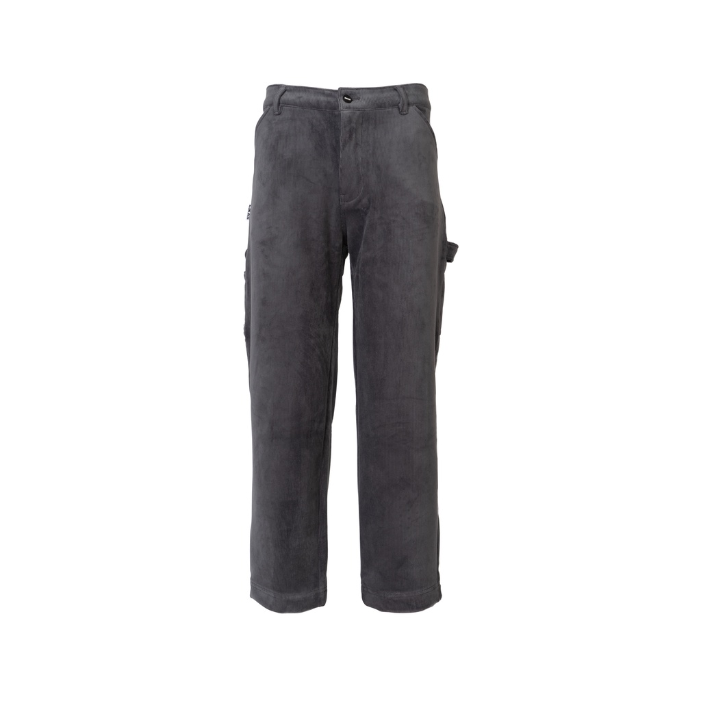 Quần Nhung Tăm Xám Ống Suông Nam Nữ - EMAS Carpenter Pant/Grey