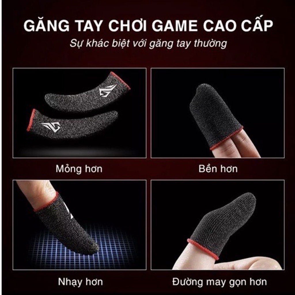 Bộ 2c Găng Bao Tay Chơi Game, Chống Mồi Hôi Siêu Nhạy
