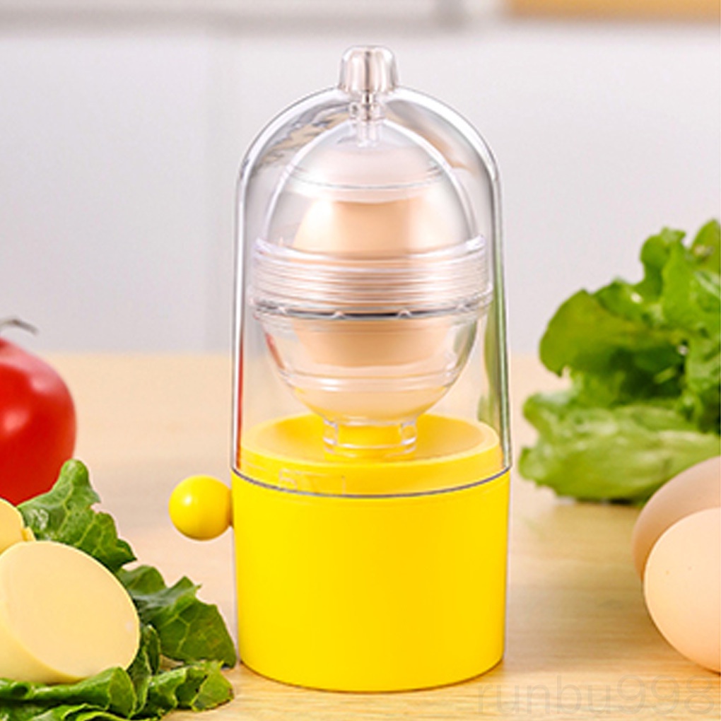 Dụng Cụ Đánh Trứng Cầm Tay Màu Trắng Kèm Dây Kéo Tiện Dụng Cho Nhà Bếp Runbu998