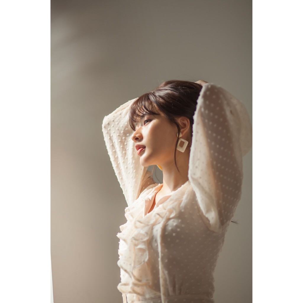 Đầm Kiểu Nữ Bèo Ngực Ba Màu EDINI - D1372 | BigBuy360 - bigbuy360.vn