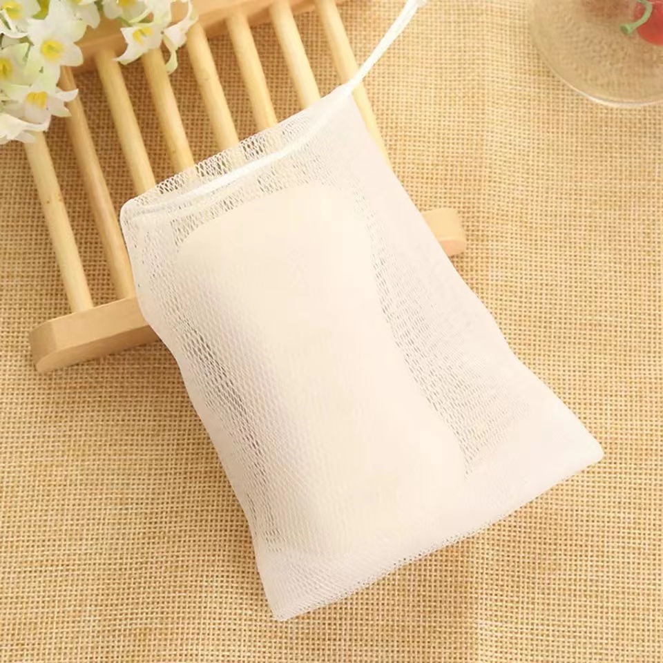 Set 100 Túi Lưới Tạo Bọt Xà Phòng Làm Sạch Da Tiện Dụng