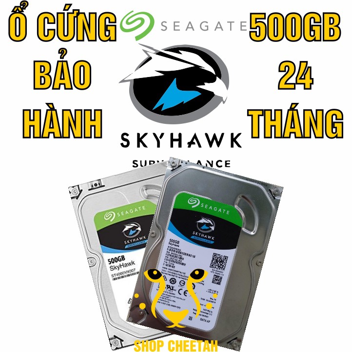 HDD Camera 3.5” Seagate Skyhawk 500GB – Ổ cứng PC chính hãng – Mới 99% – Bảo hành 24 tháng – Tháo từ máy nhập khẩu