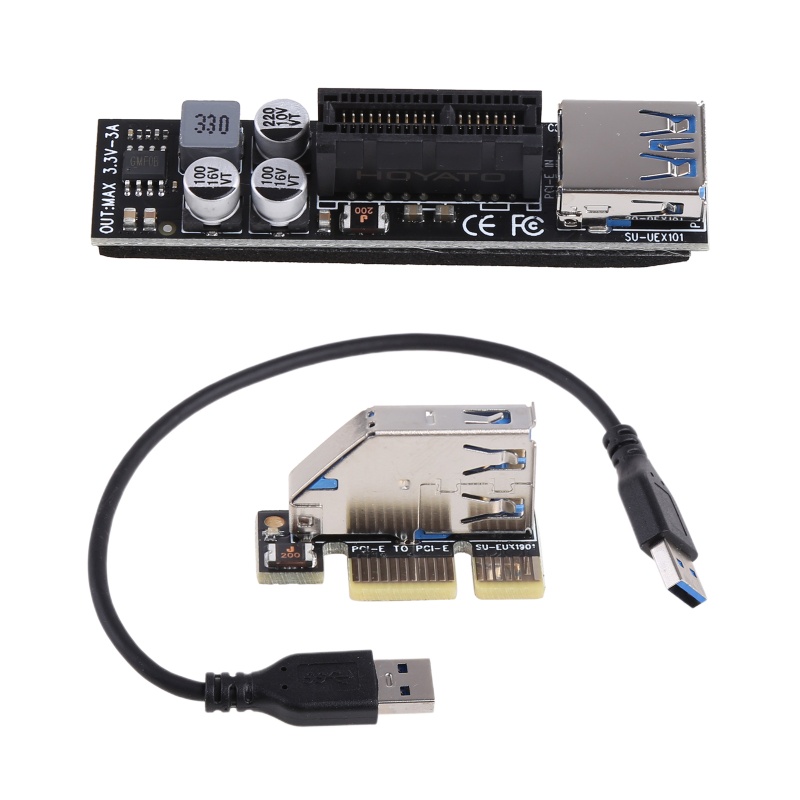 Dây Cáp Nối Dài PCI-E X1 X1 Sang PCIE X1 Cổng Usb 3.0 PCI-E