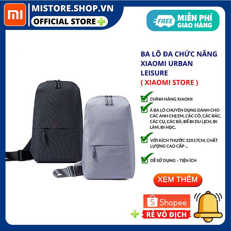 [NHẬP WTCHFST12 HOÀN 20K XU]Ba Lô Đeo Ngực Xiaomi - Chính hãng Xiaomi - miviet.shop.vn