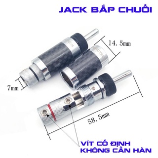 [Có sẵn] [Ảnh thật] 01 Jack Bắp Chuối Furutech - Hàng Cao Cấp - Màu Giao ngẫu nhiên