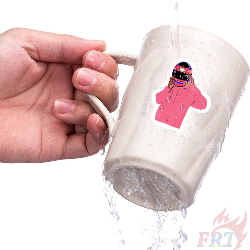 Set 50 nhãn dán họa tiết xe máy -Motor Age trang trí thủ công DIY