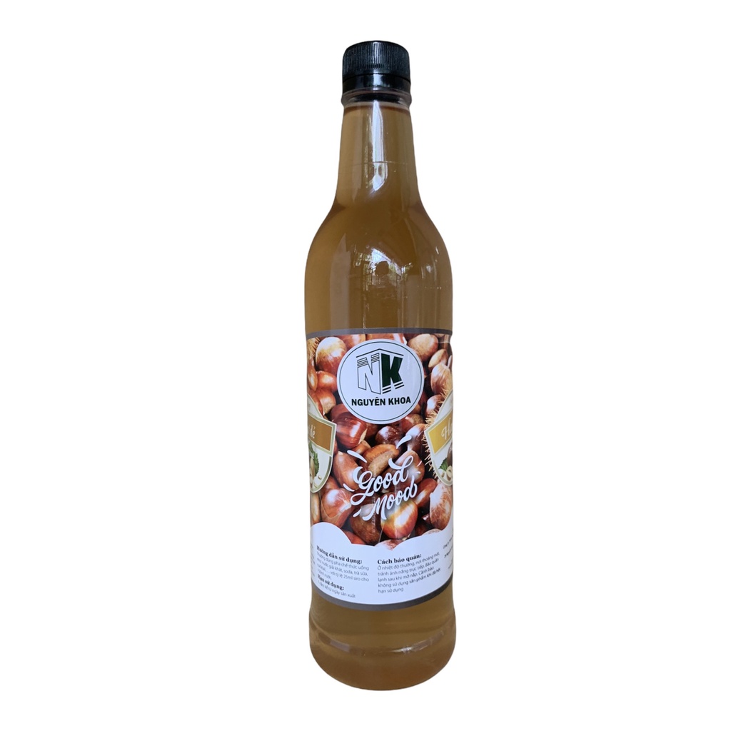 Syrup Hạt Dẻ Nguyên Khoa Chai 730ml- BẾP NGUYÊN KHOA