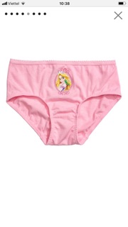 Set 5 Quần chip bé gái H&M