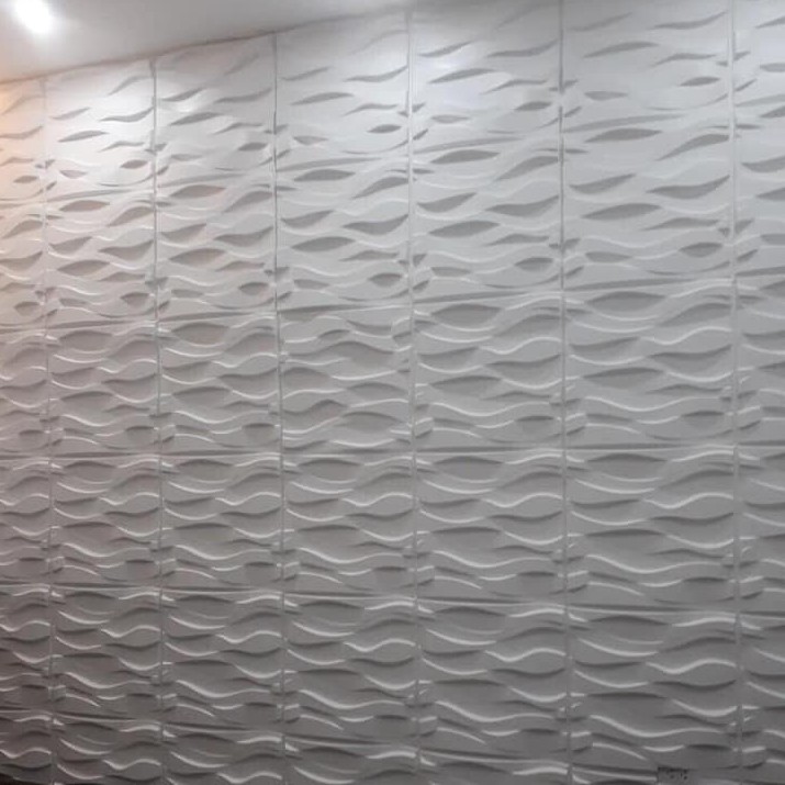 Tấm ốp tường PVC 3D hình sóng