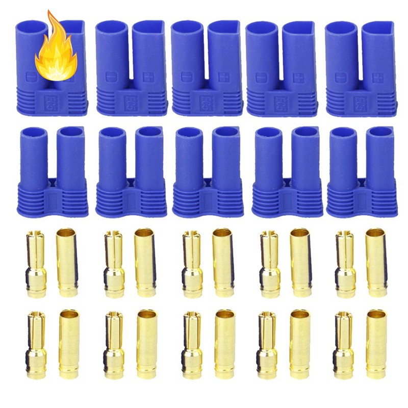 Set 5 Cặp Đầu Nối Ec5 Cho Động Cơ Xe Điều Khiển Từ Xa