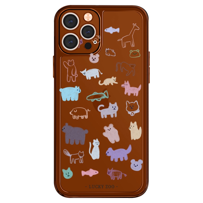 Ốp điện thoại TPU mềm trong suốt hợp thời trang cho Iphone 7 12 Mini 11 Pro Max Xs Max Xr 6s 8 7plus 11 Pro