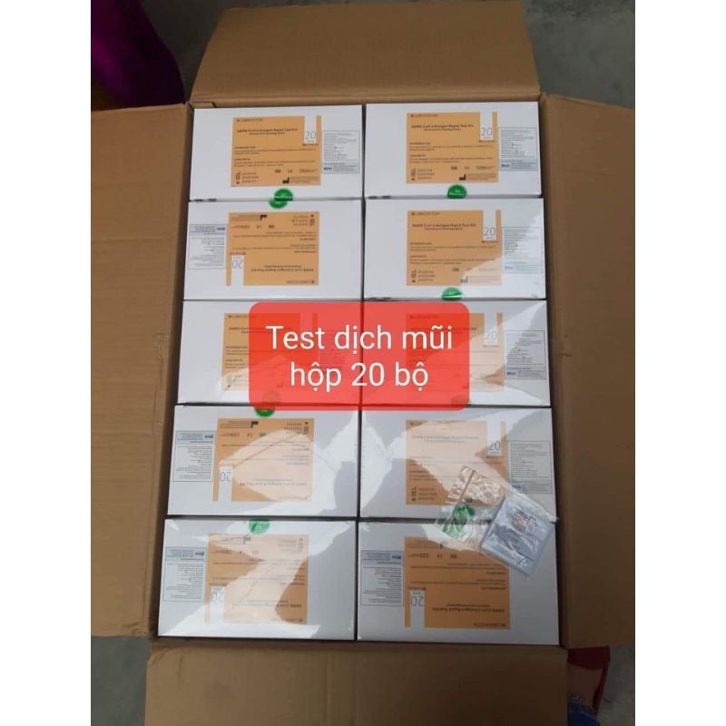 Test Nhanh Tại Nhà - Test Nước Bọt, Test Mũi