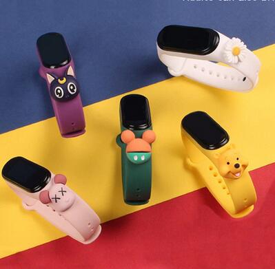 Đồng hồ điện tử dây silicon chống thấm nước dễ thương dành cho bé