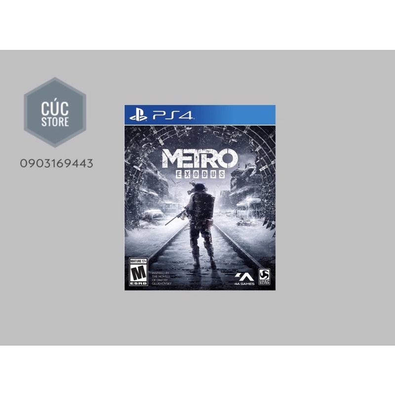 Đĩa chơi game PS4: Metro Exodus