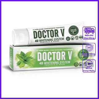Kem đánh răng 100% thảo mộc thiên nhiên doctor v 85g