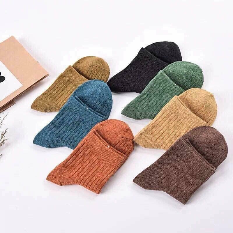 Set 10 tất len cao cổ dệt tay Tianyi