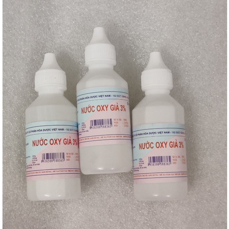 Lốc 10 lọ Oxy già của Hóa Dược Việt Nam 50ml
