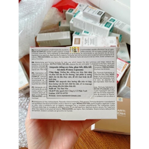 Ampoule Chống Oxy Hoá, Phục Hồi, Điều Tiết Bã Nhờn - MartiDerm The Originals Proteos Liposome | BigBuy360 - bigbuy360.vn
