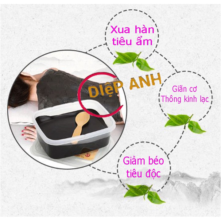 500 gam bùn cứu dưỡng sinh giảm béo- 100% thảo mộc tự nhiên