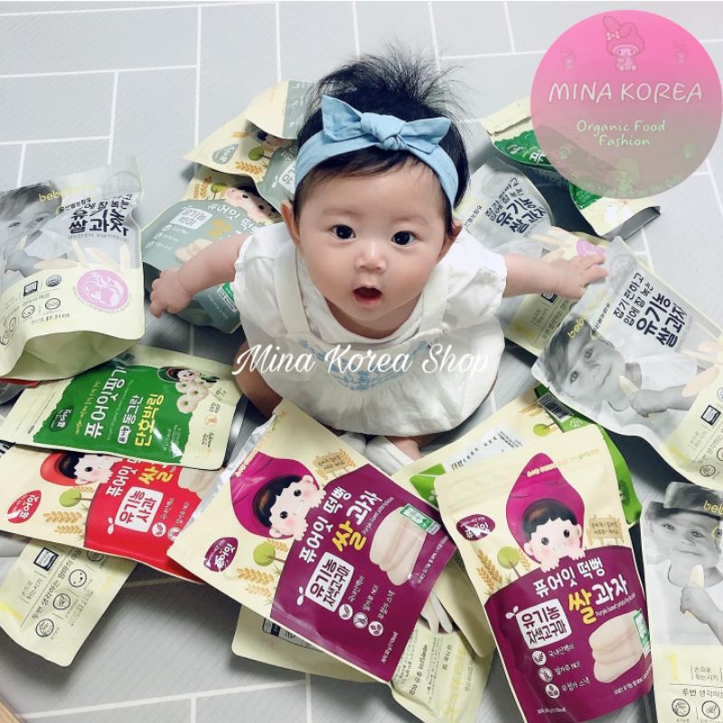 Bánh gạo hữu cơ Nabero Pure Eat cho bé từ 6m+