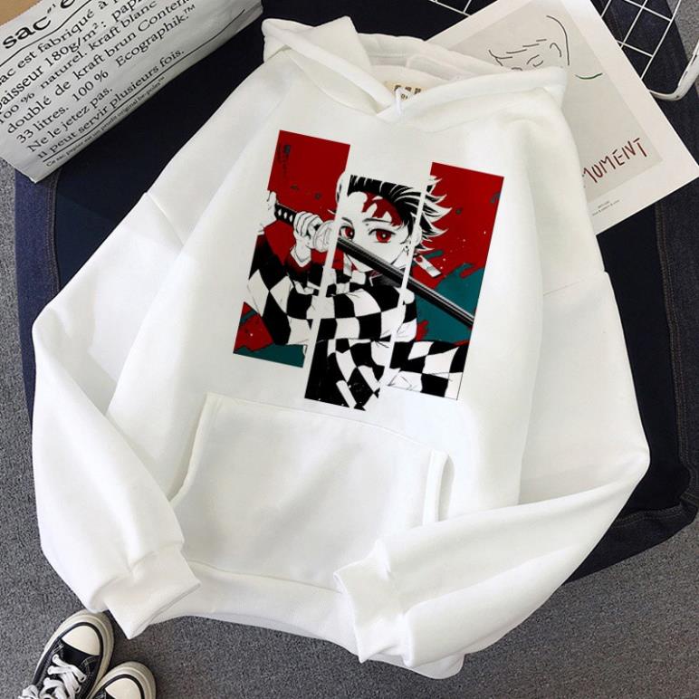 SALE 50% Áo Demon Slayer Anime Tanjiro and Nezuko Hoodie unisex siêu hot