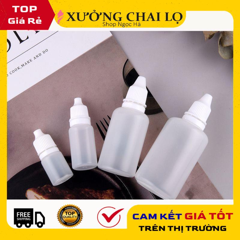 Lọ Nhựa ❤ GIÁ RẺ NHẤT ❤ [100sp] Vỏ Lọ chai nhựa nhỏ mắt 5ml, 10ml, 20ml, 30ml, 50ml Granty chiết mực, dung dịch