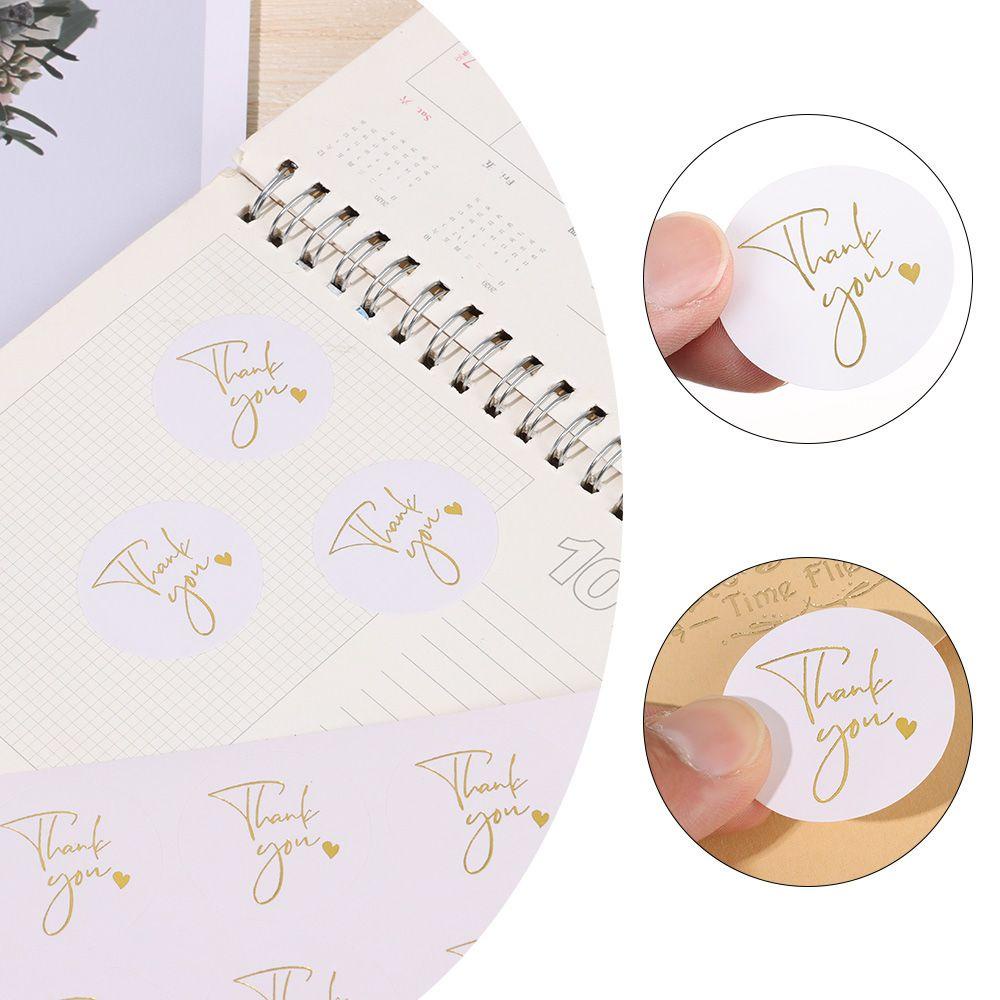 Sticker In Chữ Thank You 1.37 Inch Dùng Để Trang Trí Túi Bánh