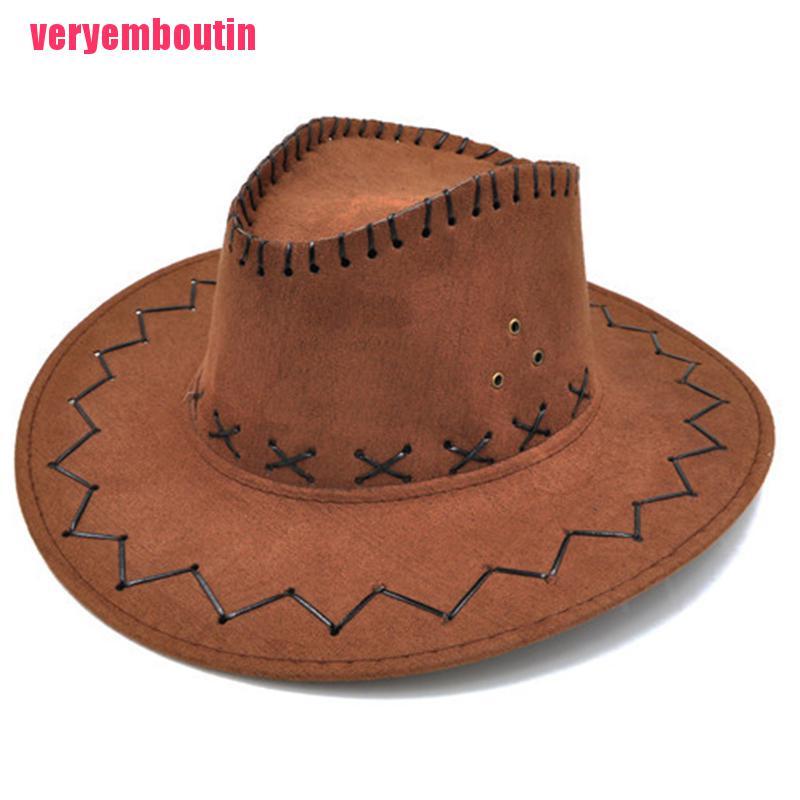 Mũ Xô Cao Bồi Unisex Có Dây Buộc Trưng Bày