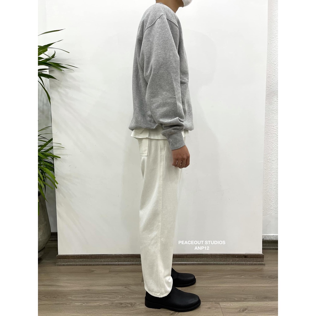 ÁO SWEATER OVERSIZE TRƠN PEACEOUT