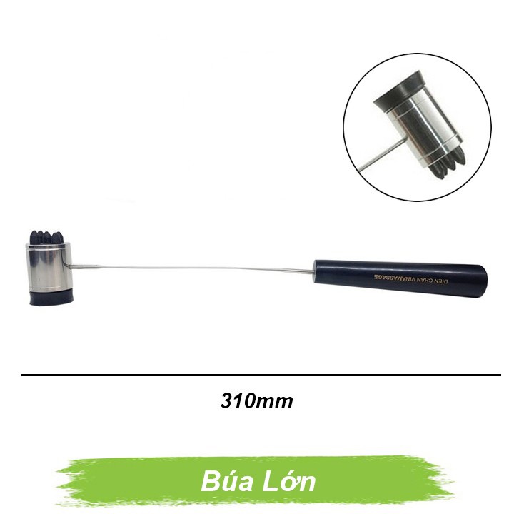 Bộ 5 Món Dụng Cụ Diện Chẩn Loại 1 ( Lăn Đồng Cầu Sừng, Gai Đôi Lớn, Lăn Đồng Lớn, Lăn Dò Đồng, Búa )