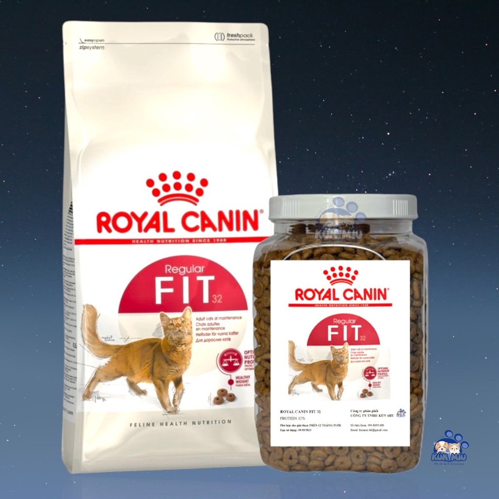 Thức ăn Pháp nhiều đạm dành cho mèo trưởng thành Royal Canin Fit