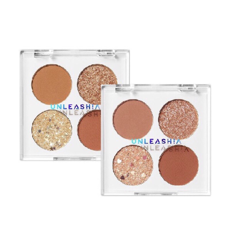 Bảng Phấn Mắt 4 Ô Xinh Xắn UNLEASHIA Get Jewel Palette 6.2g