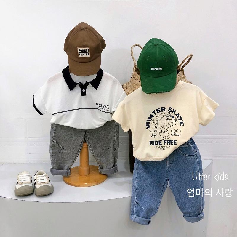 QUẦN JEAN MỀM VÀ CO GIÃN NHẸ PHÙ HỢP BÉ GÁI VÀ BÉ TRAI STYLE HÀN QUỐC C03