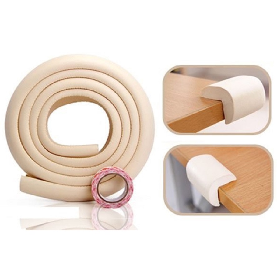 Mút Xốp Bọc Cạnh Bàn 2 Mét Bảo Vệ An Toàn Cho Bé Yêu (có kèm keo dán) 100987
