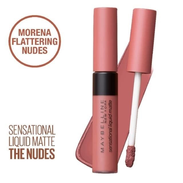 [Thanh lý] Son kem lì nhẹ môi phiên bản tông đất Maybelline New York Sensational Liquid Matte The Nudes 7ml