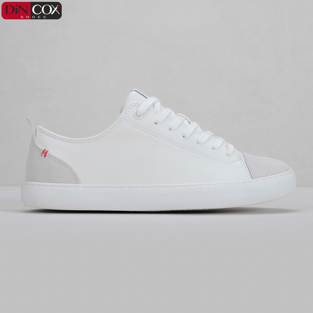 Giày Sneaker Da Nam DINCOX C17 Cách Điệu, Nhã Nhặn White