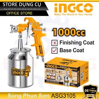 1000cc máy phun sơn dùng khí nén ingco asg3105