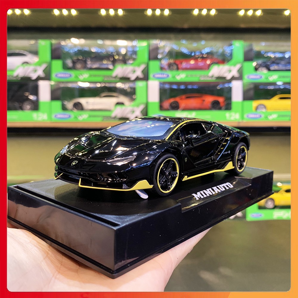 Mô hình xe Lamborghini Centenario LP 770-4 tỉ lệ 1:32 hãng MINIAUTO