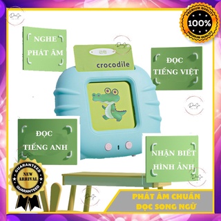 Máy đọc thẻ flashcard song ngữ anh việt 225 thẻ 450 từ vựng máy đọc thẻ tiếng anh tiếng việt cho bé