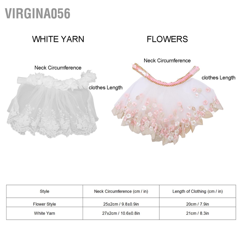 Có thể bán buôn Thú cưng Áo choàng ren Mèo Con chó Váy cưới kỳ nghỉ cho Tiệc Sinh nhật Halloween Virgina056 Hàng giao ngay