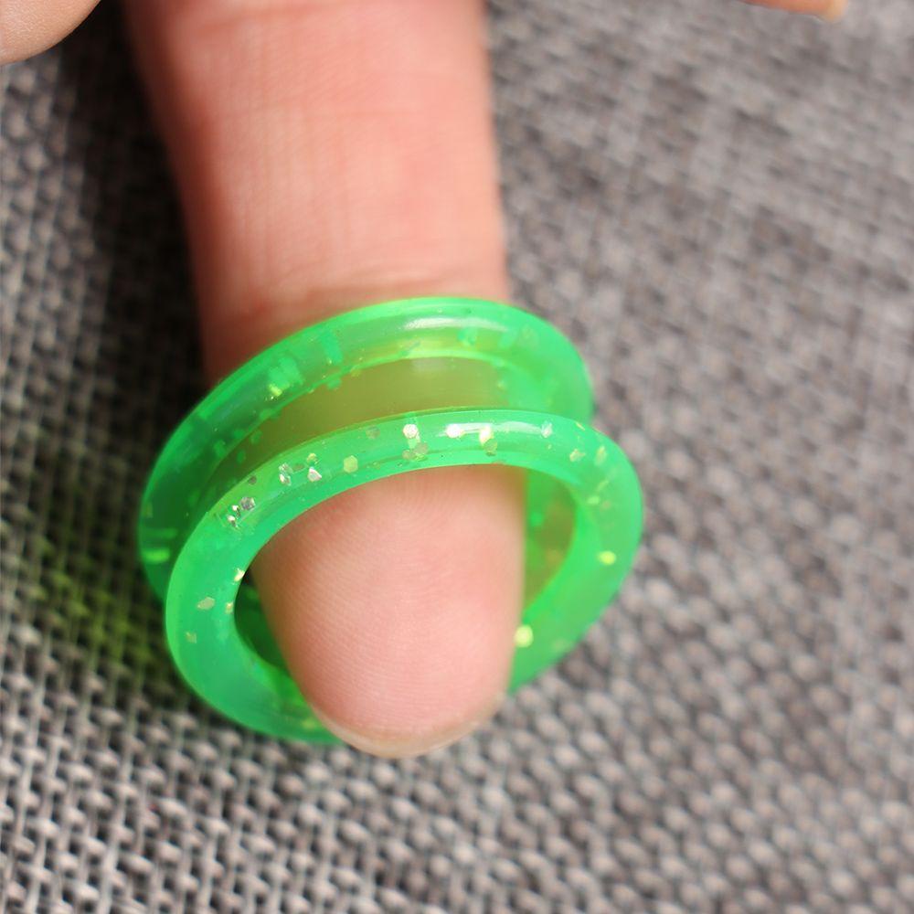 Bộ 2 Vòng Đệm Kéo Cắt Tóc Bằng Silicone Nhiều Màu Chuyên Dụng