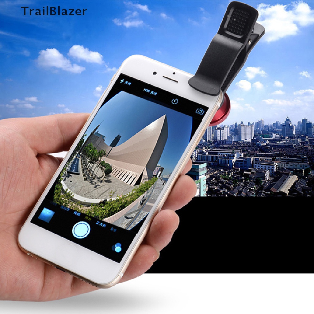 Tbvn Universal 3 In1 Fisheye Wide Angle Macro Camera Lens Kit Clip on Mobile Phone Jelly