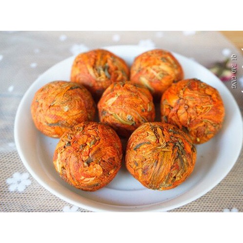 Trà hoa viên 1kg (hỗn hợp,cúc vàng, cúc kim tiền, cánh hồng, hồng tây tạng, cẩm chướng, nhài, kim ngân,...)